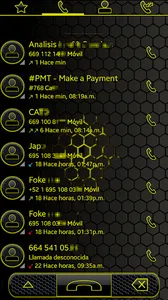 THEME SWIPE DIALER DARK SPACE  screenshot 2