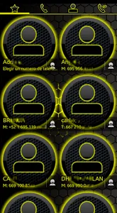 THEME SWIPE DIALER DARK SPACE  screenshot 3