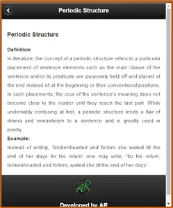 Literary Terms screenshot 17