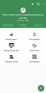 Public Health Smart Banking screenshot 1