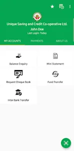 Unique SmartBanking screenshot 1