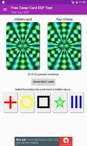 Zener Card ESP Test screenshot 0