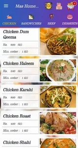 MAS HOME CUISINE screenshot 2