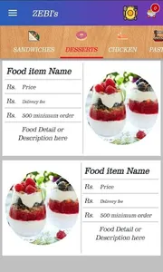 Zebi Home Cuisine screenshot 3