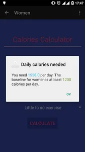 Calories Calculator screenshot 2