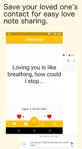 CheeseBall - Love Notes screenshot 0