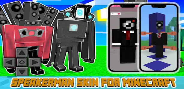 Speakerman skin for minecraft screenshot 2