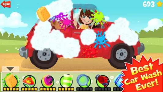 Amazing Car Wash - For Kids screenshot 5