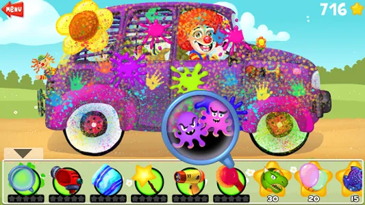 Amazing Car Wash - For Kids PE screenshot 14