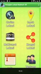 Penjejak Lokasi Madinah AR screenshot 1