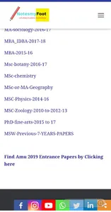 Amu/JMI/BHU Papers-Notesmyfoot screenshot 4