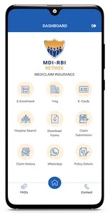 MDI RBI Retiree Mediclaim screenshot 2