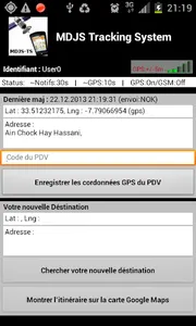 MDJS Tracking System screenshot 1