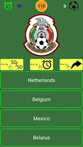 Football National Teams Logo Q screenshot 2