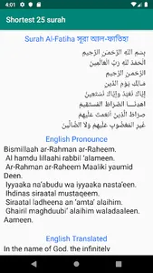 Small 25 Surah screenshot 4