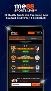 me88 Sports Live TV screenshot 0