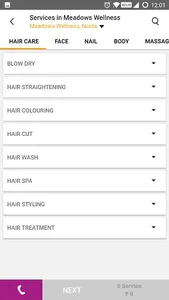 Meadows Wellness - Appointment screenshot 2