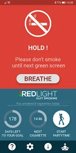 Redlight quit Smoking screenshot 1