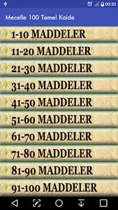 Mecelle 100 Temel Kaide Arapça screenshot 0