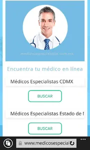 Médicos Especialistas en Méxic screenshot 1