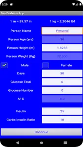 MedDiabetesApp screenshot 1