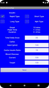MedDiabetesApp screenshot 5