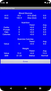 MedDiabetesApp screenshot 7