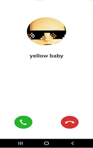call yellow baby screenshot 2