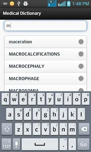 Medical Dictionary screenshot 1