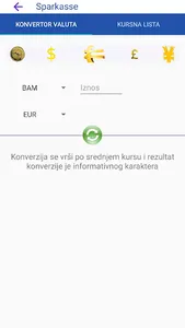 Konvertor valuta/kursna lista screenshot 2