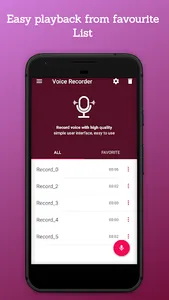 Voice Recorder: Quality Audio  screenshot 1