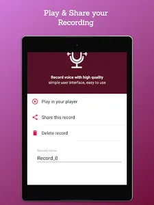 Voice Recorder: Quality Audio  screenshot 14