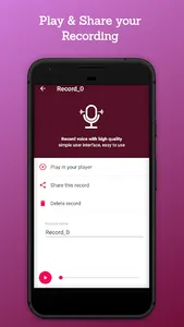 Voice Recorder: Quality Audio  screenshot 2