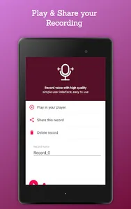 Voice Recorder: Quality Audio  screenshot 8