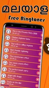 Malayalam Ringtones 2020 screenshot 0