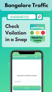 Bangalore Traffic Fine Checker screenshot 1