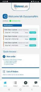 Biolens Orders screenshot 2