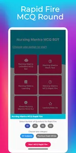 Nursing Mantra MCQ BOT screenshot 3