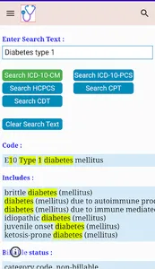 Medical Code Search screenshot 17