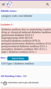 Medical Code Search screenshot 2