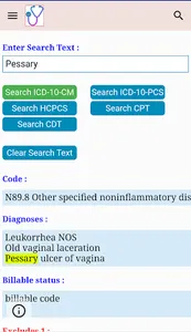 Medical Code Search screenshot 20