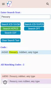 Medical Code Search screenshot 6