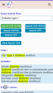Medical Code Search screenshot 9