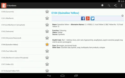 E Numbers halal & haram screenshot 12