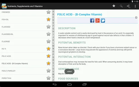 Vitamins, Minerals, Nutrients screenshot 10