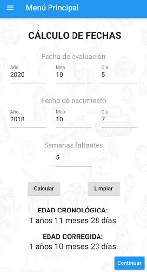 Cálculo de Edades screenshot 1