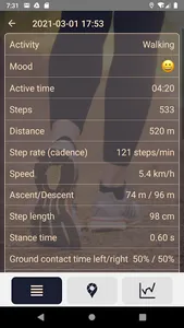 Mystep info screenshot 3