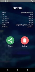 MySensorlog screenshot 0