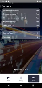 MySensorlog screenshot 9