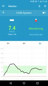 Medtrum EasySense mmol/L screenshot 0